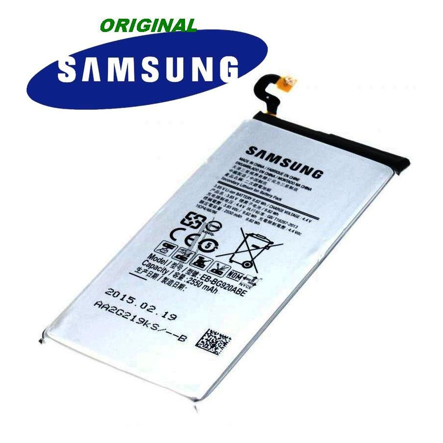 Batteria per Samsung Galaxy S6 Originale EB-BG920ABE 2550MAH