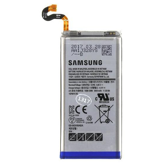 Batteria per Samsung S8 EB-BG950ABE 3000mah Bulk
