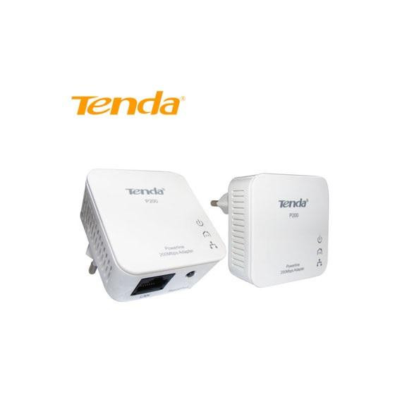 Tenda P200 Powerline Kit 2 Mini Adapter Up to 200Mbps