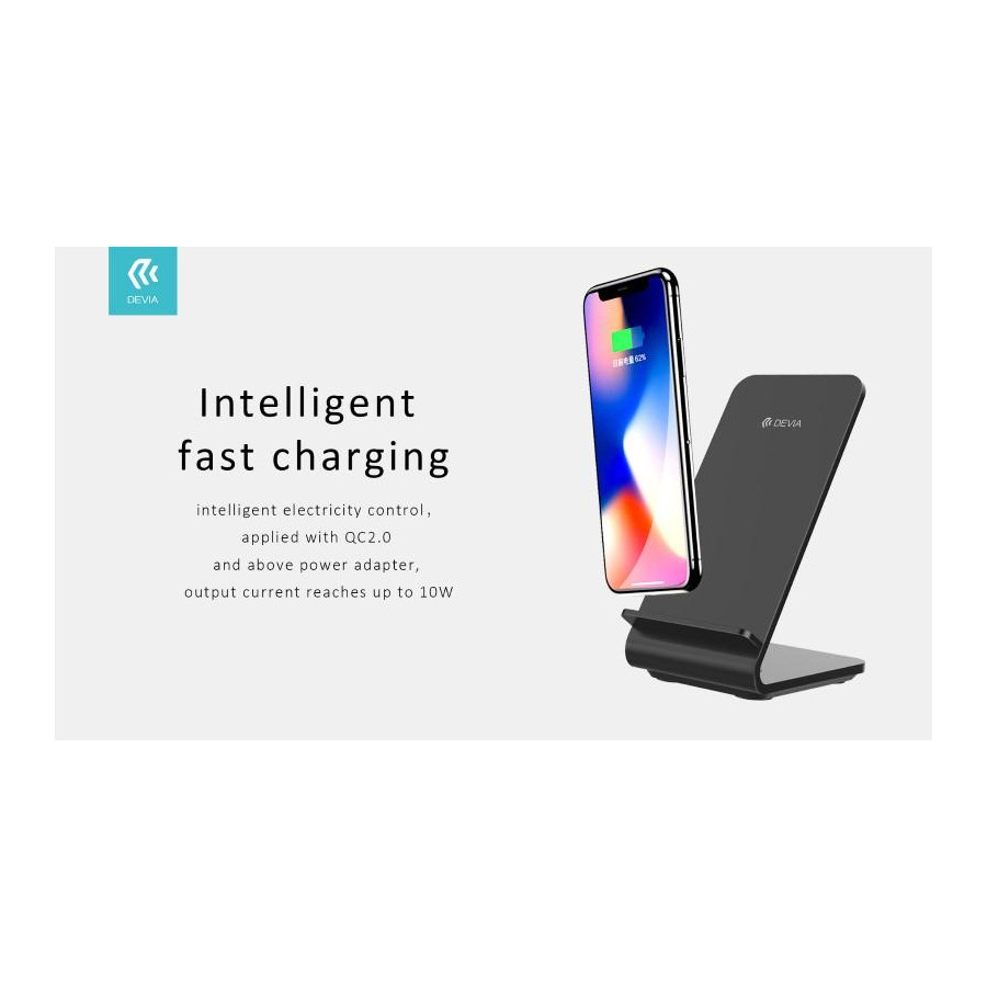 Carica batterie wireless Qi 10W per iPhone Samsung Huawei ..