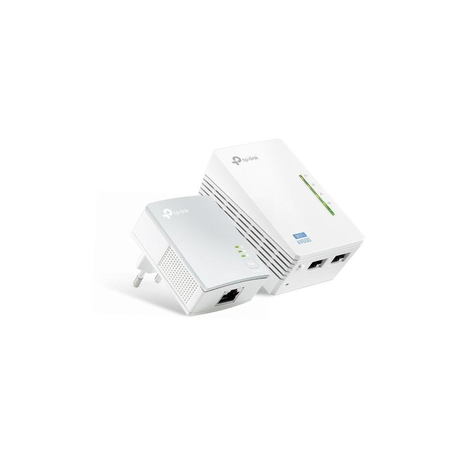 Kit 2 powerline WiFi 2.4 GHz AV600 2+1 porte LAN TL-WPA4220