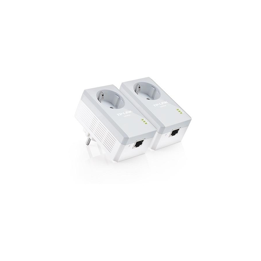 Kit 2 powerline con Shuko passante 1 port LAN TL-PA4010P KIT