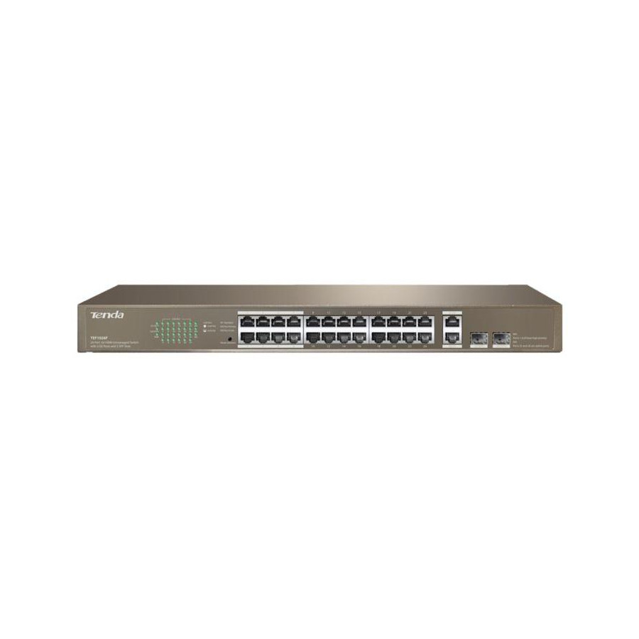 Tenda TEF1026F 2xGE/SFP 24 Porte Ethernet Unmanaged Switch