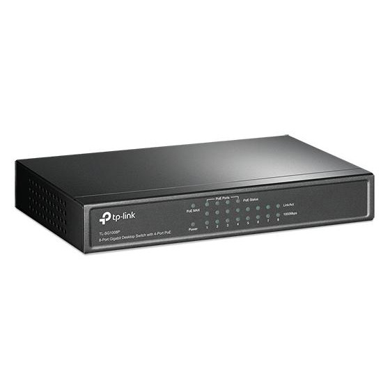 Desktop switch 8 porte gigabit 4 porte PoE 55W TL-SG1008P