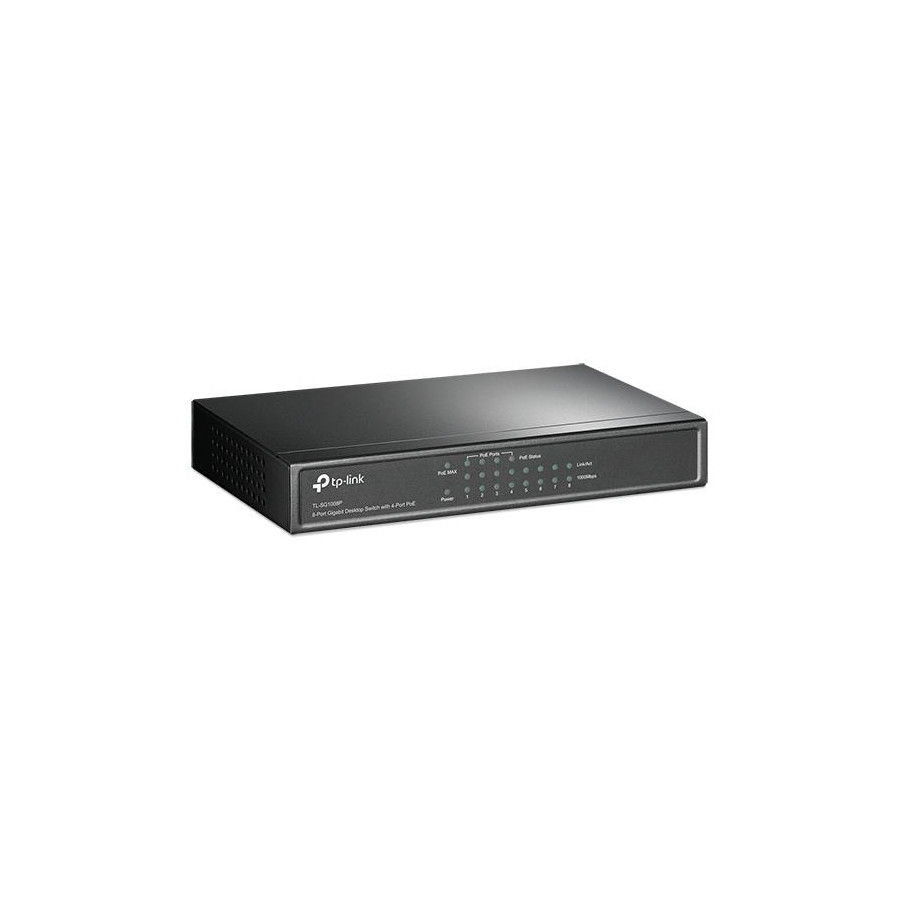 Desktop switch 8 porte gigabit 4 porte PoE 55W TL-SG1008P
