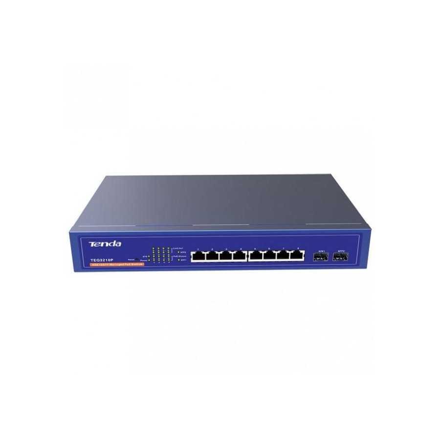 Desktop Switch PoE 8 Porte Gigabit+2 Porte SFP Managed