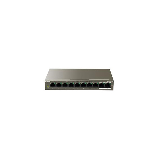 Switch 102W 8 porte PoE10/100Mbps + 2 Gb TEF1110P-8-102W
