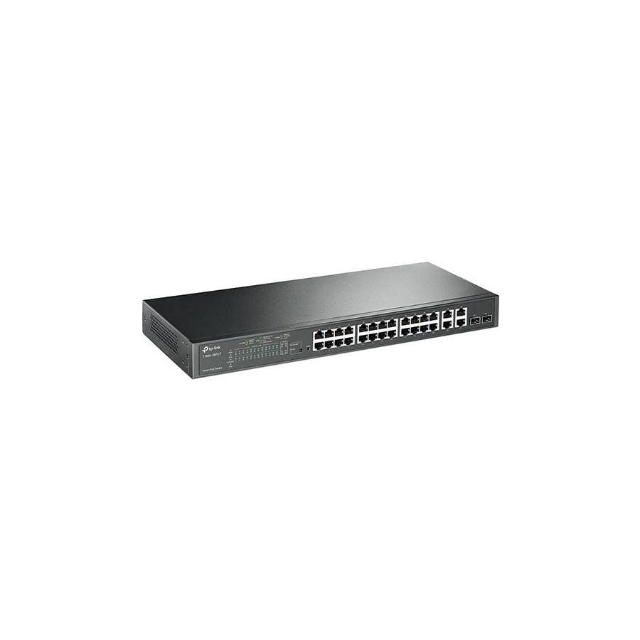 Switch managed L2 24 porte 10/100MBps PoE + 4 Gigabit/2 SFP