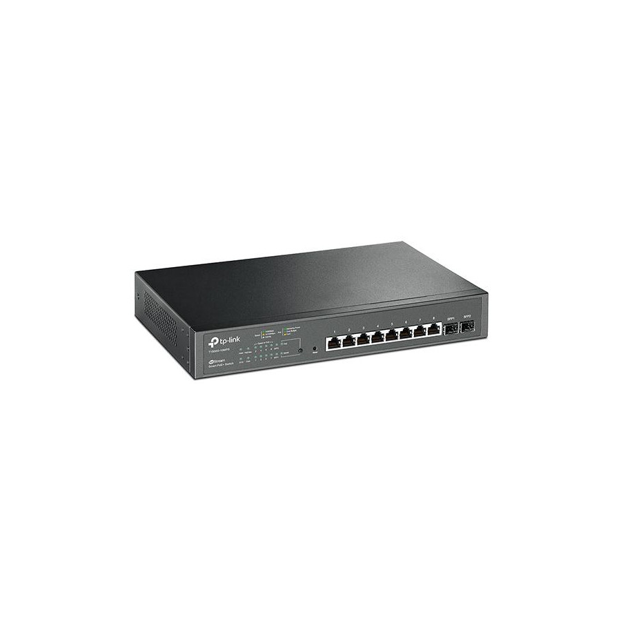 Switch managed L2 8 porte Gigabit PoE + 2 SFP - T1500G-10MBS