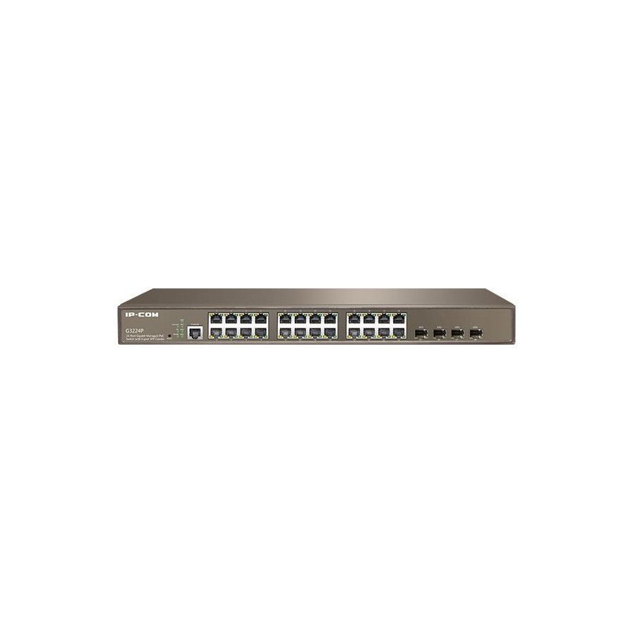 Switch rack 24 porte Gbit Poe+ Managed 4 porte SFP G3224P