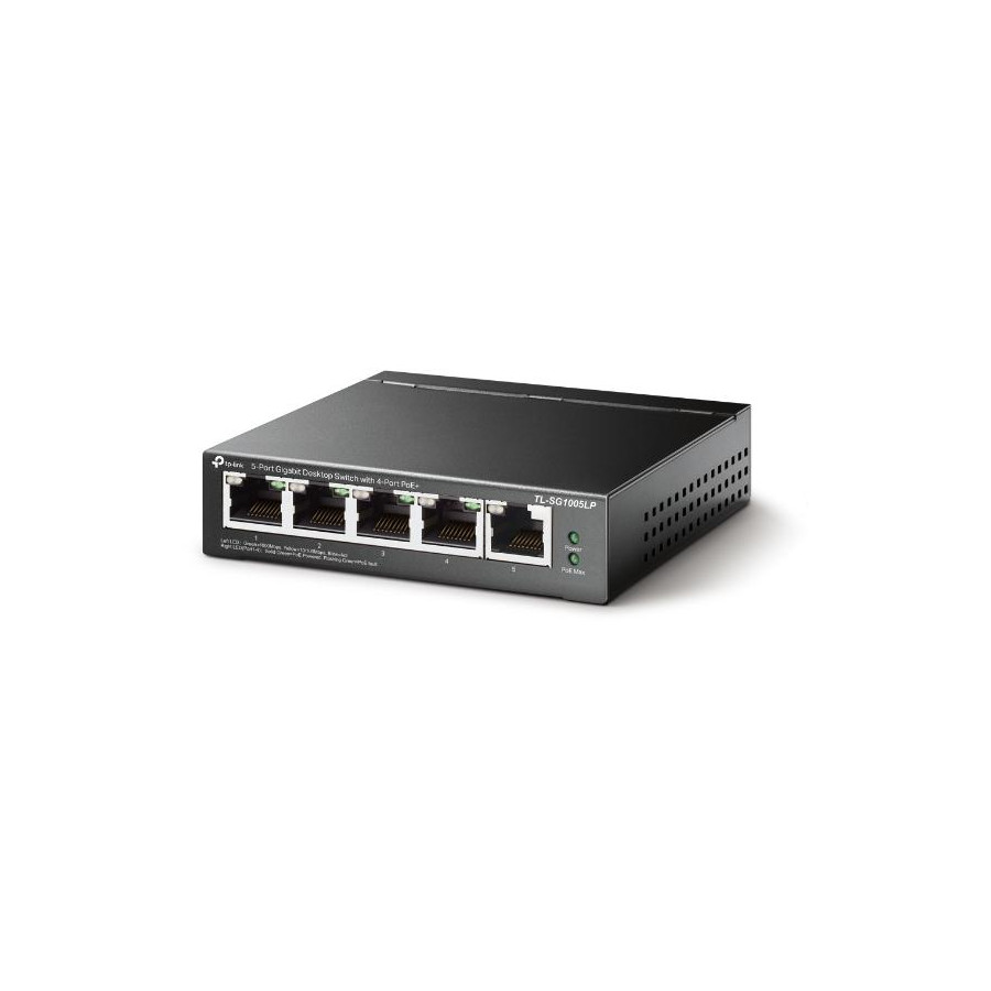 Switch desktop 5 porte Gigabit 4 porte PoE+ TL-SG1005LP