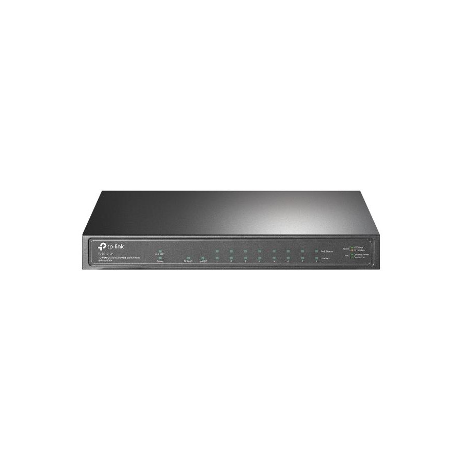 Switch 10 porte Gigabit 8 porte PoE+ 1 SFP TL-SG1210P