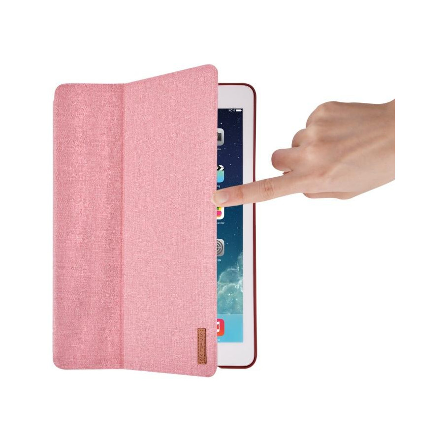 Cover Flax Flip Case per iPad Pro 12.9 in Pelle Rosa