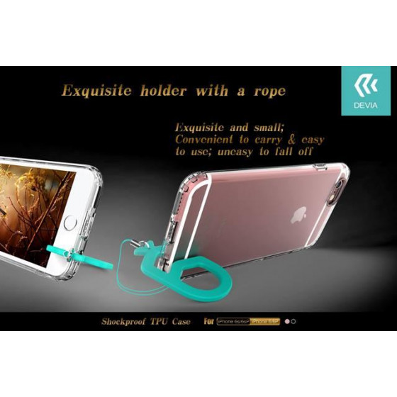 Cover in Gel TPU Slim con Supporto Per iPhone 6/6S Rosa