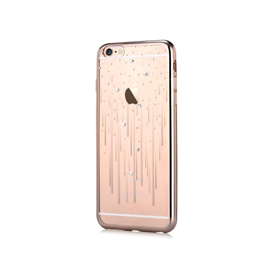 Cover Crystal Meteor per iPhone 6S/6 Colore Champagne Gold