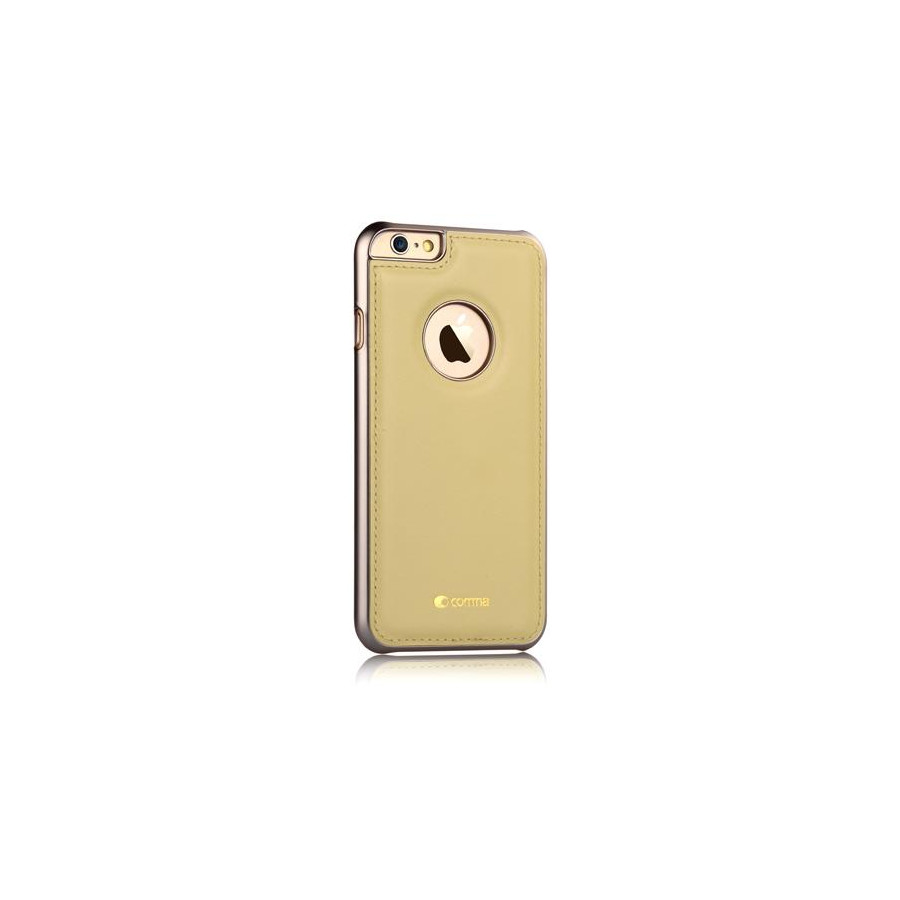 Custodia in Pelle Vista Logo per iPhone 6S/6 Champagne Gold