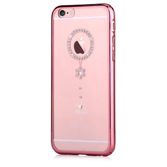Custodia Swarovski per iPhone 6/6S Crystal Camelia Bianca RG