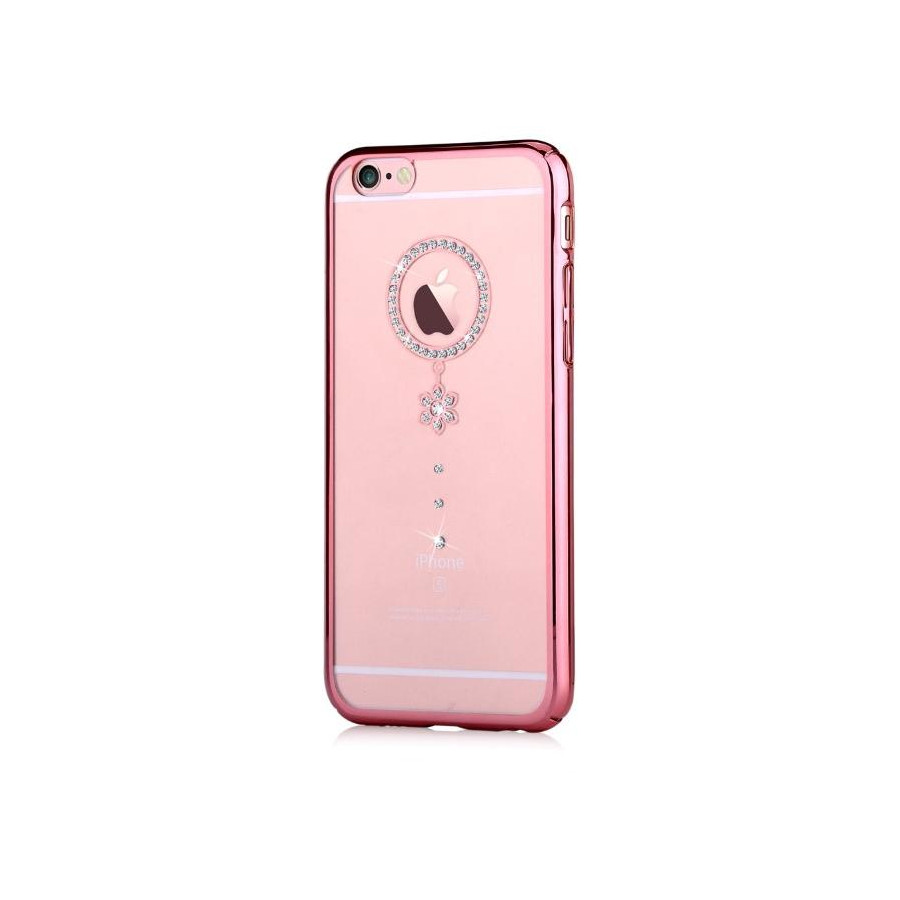 Custodia Swarovski per iPhone 6/6S Crystal Camelia Bianca RG