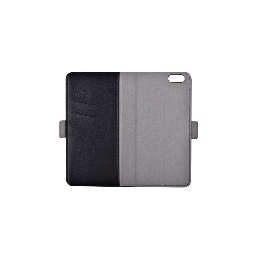 Custodia a Libro Portadoc in Pelle per iPhone 6/6S PLUS Nera