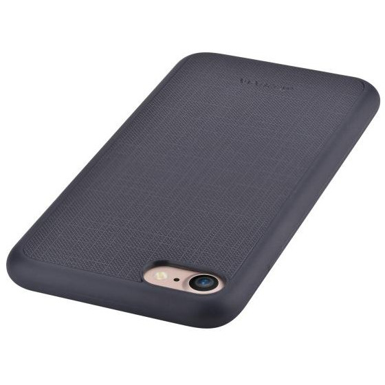 Cover Jelly slim in Pelle per iPhone 6S/6 Plus Nera