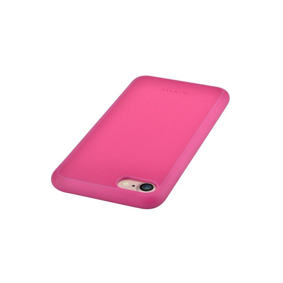Cover Jelly slim in Pelle per iPhone 6S/6 Plus Rosso Porpora