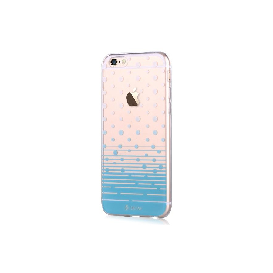 Custodia Vango soft Polka per iPhone 6S/6 Plus Blu