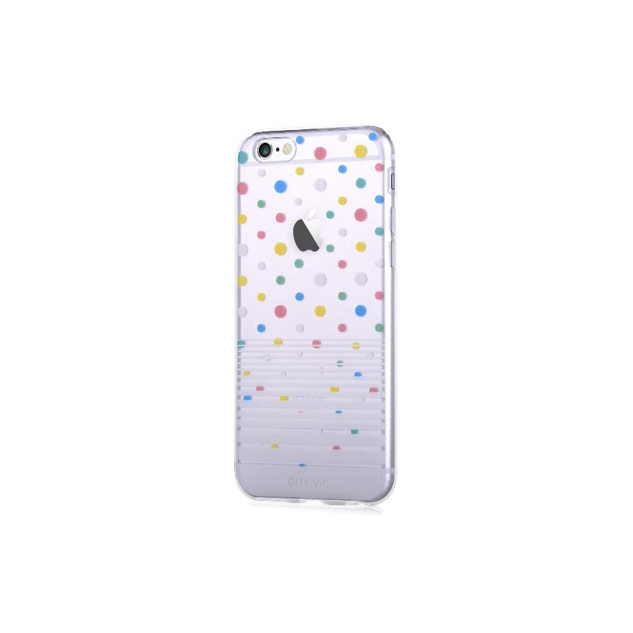 Custodia Vango soft Polka per iPhone 6S/6 Plus Bianca