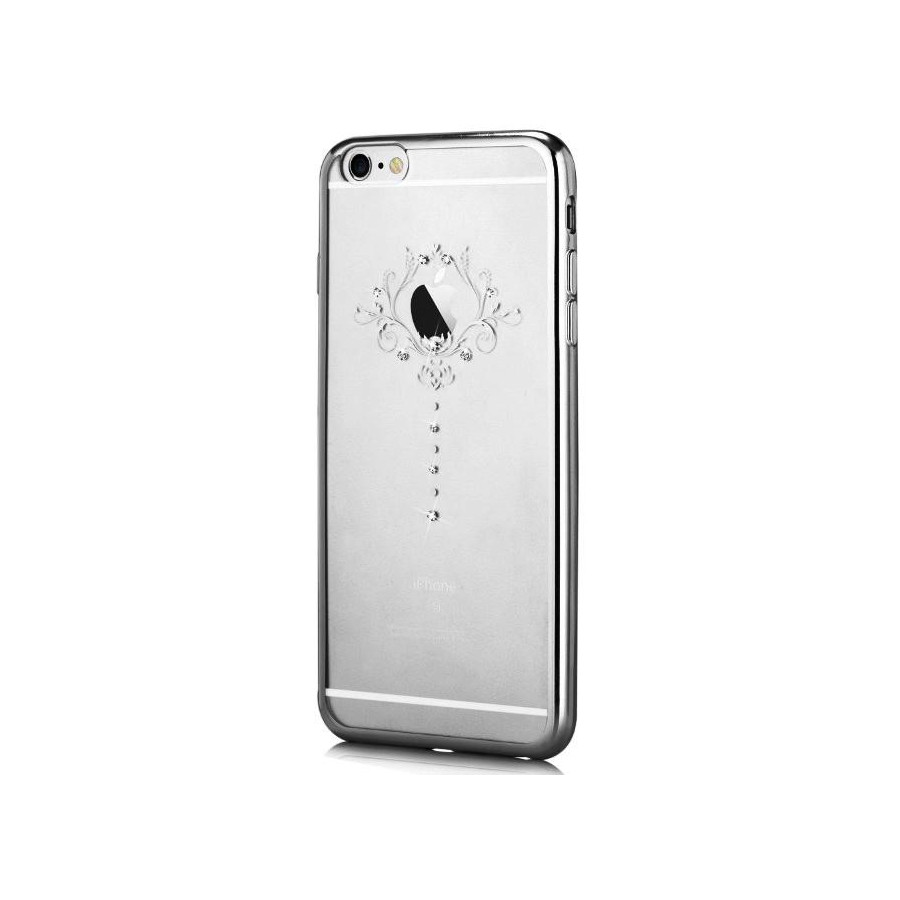 Cover Crystal Iris Swarovsky iPhone 6S/6 Plus Argento