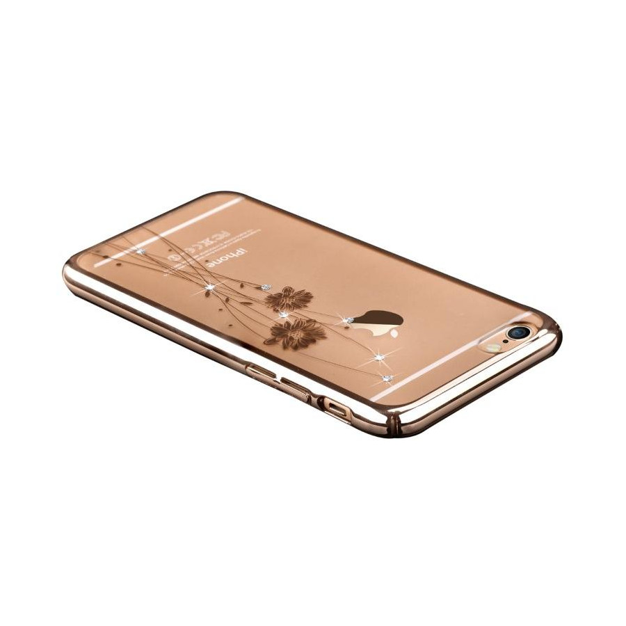 Custodia Swarovski per iPhone 6/6S Plus Crystal Cham. Gold