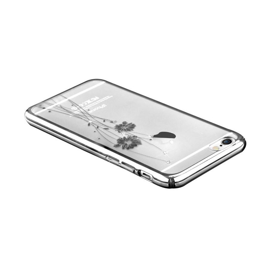 Custodia con Swarovski per iPhone 6/6S Plus Crystal Silver