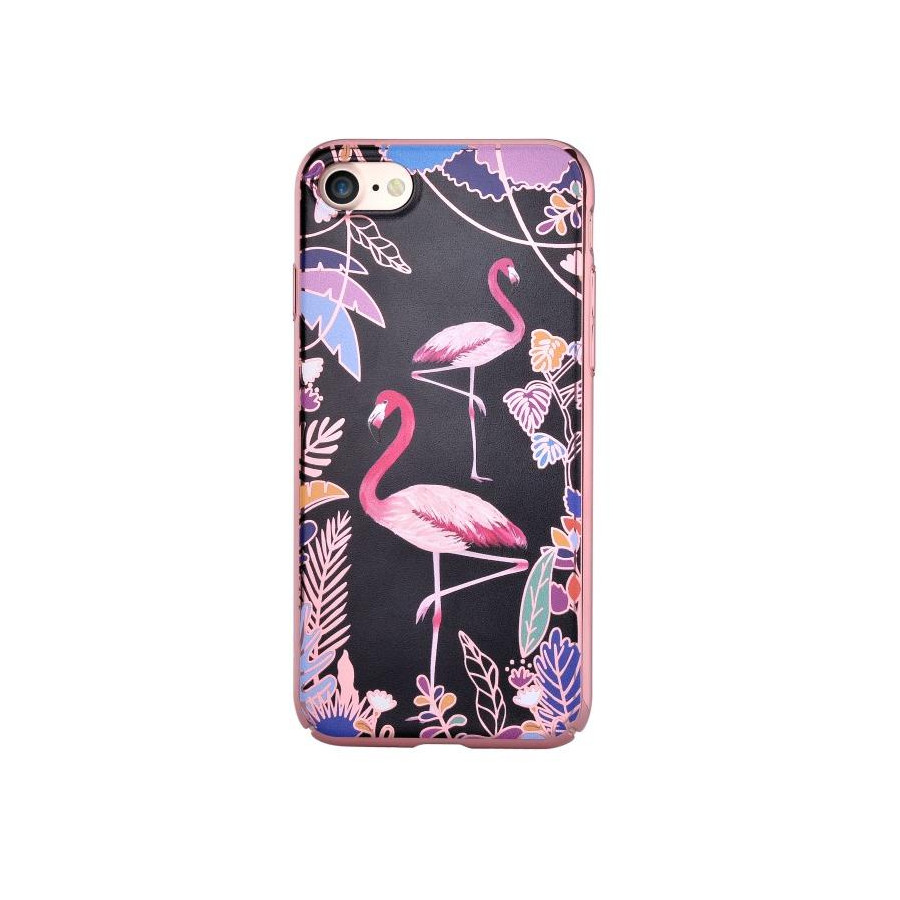 Cover Luxy Fenicottero Con Disegno Rilievo per iPhone 7 & 8