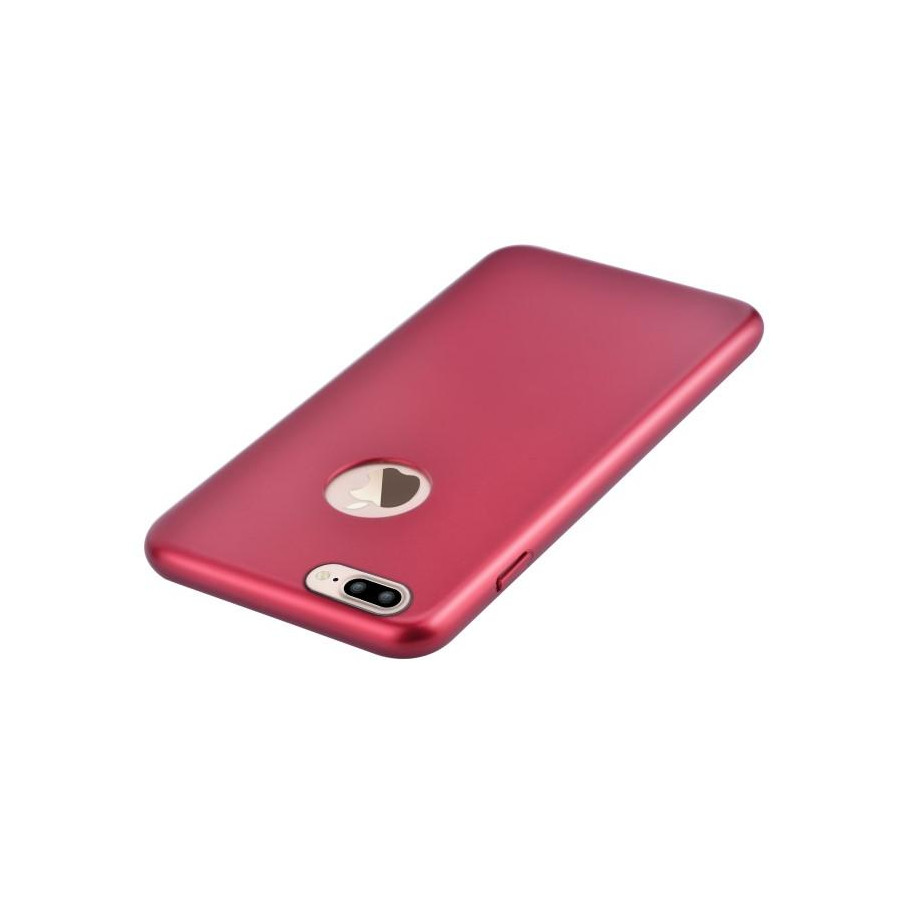 Cover CEO Microfibra Per iPhone 7 Plus Con Vista Logo Rossa