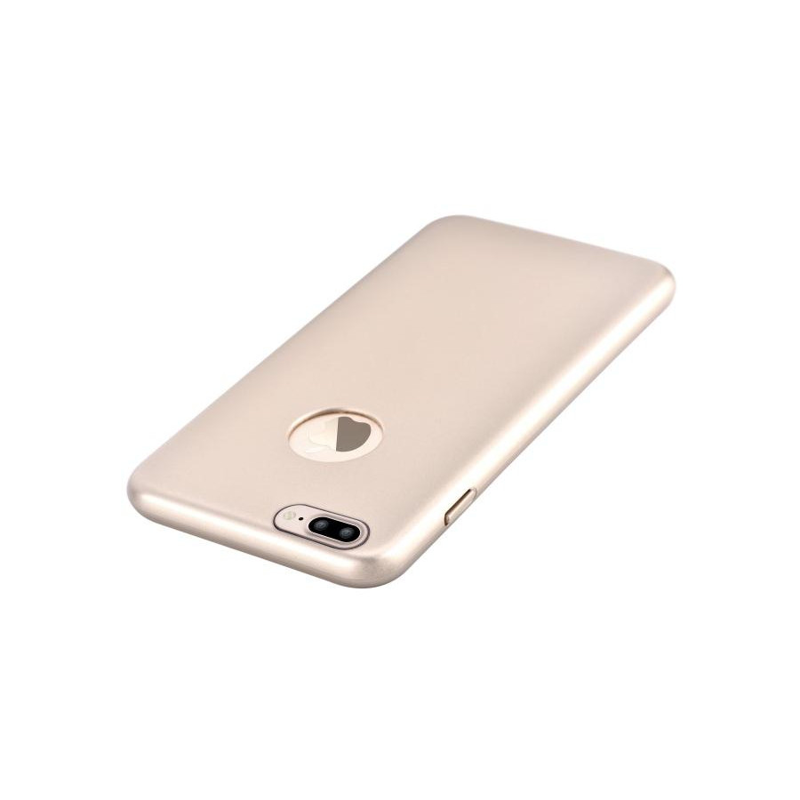 Cover CEO Microfibra Per iPhone 7 Plus Con Vista Logo Gold