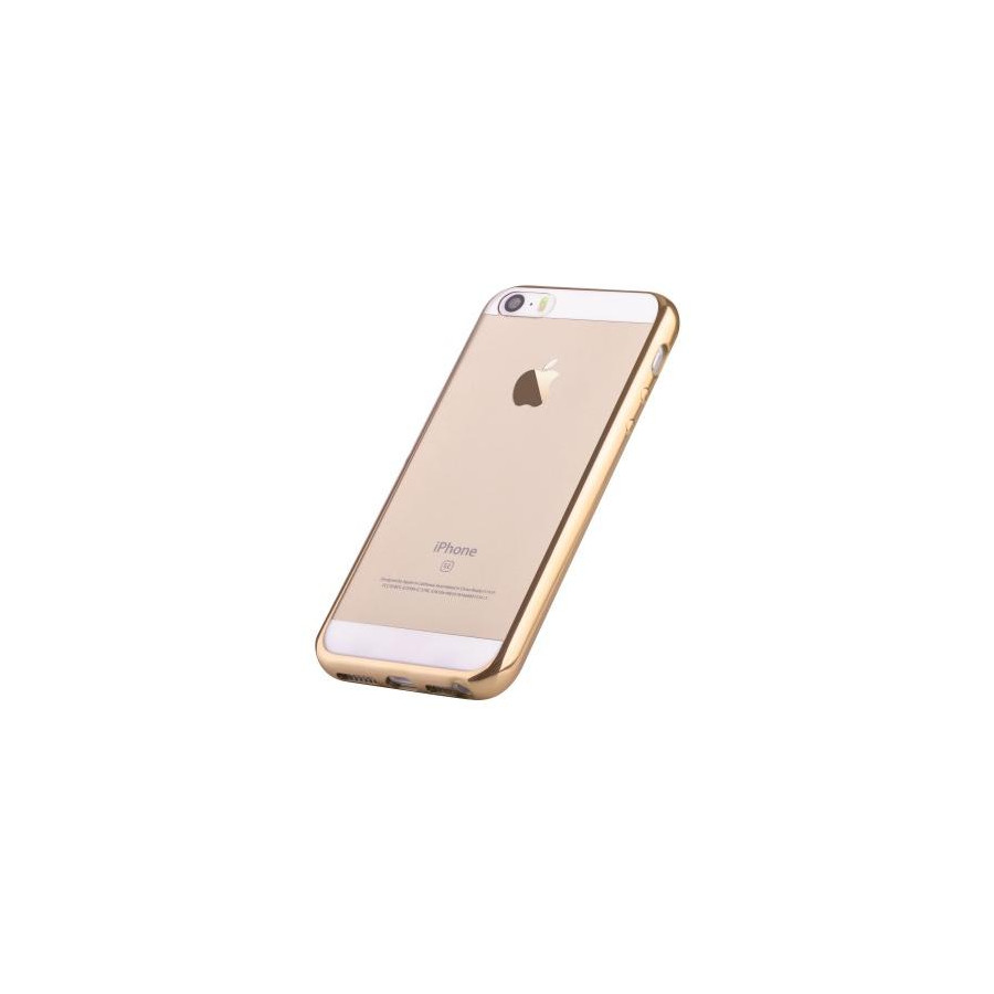 Custodia Protettiva per iPhone 5 5C 5S SE Soft Colore Oro