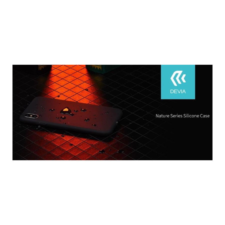 Custodia protettiva per iPhone X in silicone Rossa