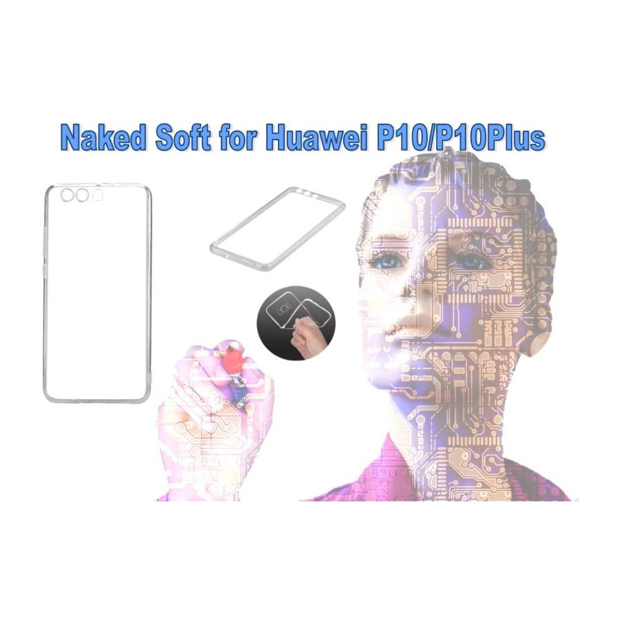 Cover in TPU Morbido Per Huawei P10 Trasparente