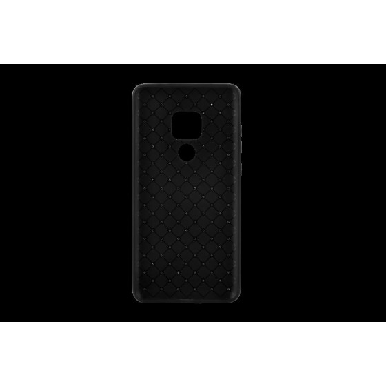 Custodia protettiva Woven Pattern per Huawei Mate 20 Nera