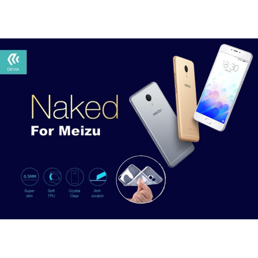 Cover TPU Slim 0.5mm Morbida Per Meizu Pro 6 Trasparente