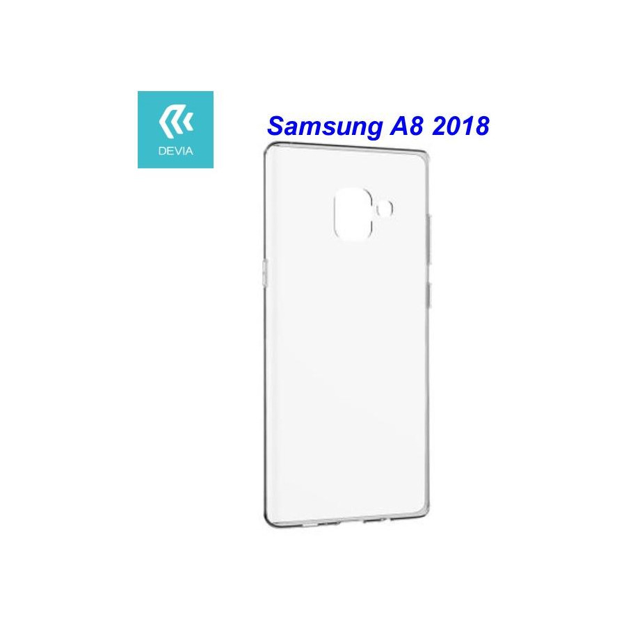 Custodia protettiva morbida per Samsung A8 2018 trasparente