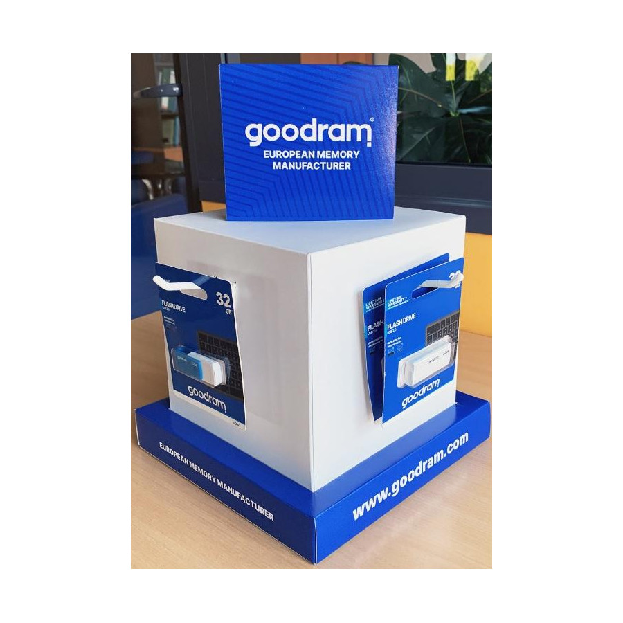 Espositore da banco in cartone per blister GoodRAM