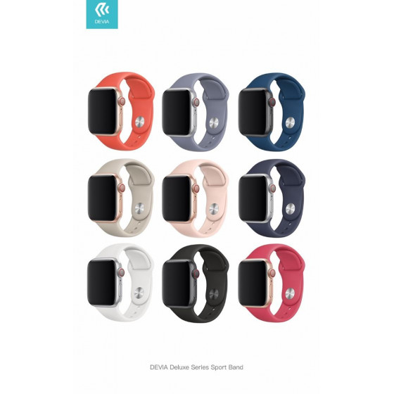 Cinturino Apple Watch 4 serie 40mm Delux Sport Midnight Blue