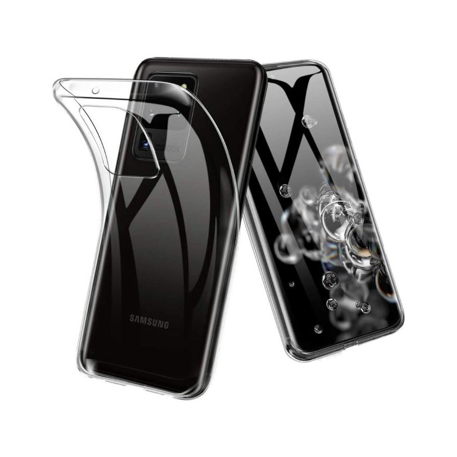 Cover in TPU morbido trasparente per Samsung S20 Plus