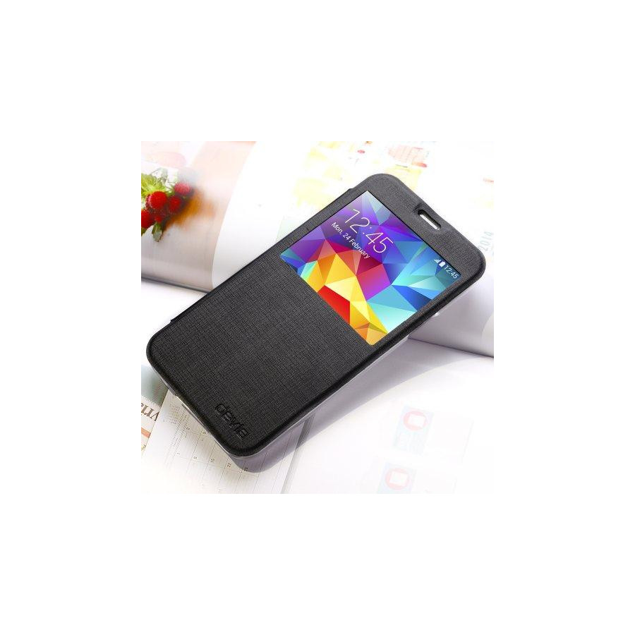 Cover Devia Talent Con Finestra per Samsung Galaxy S5 Nera