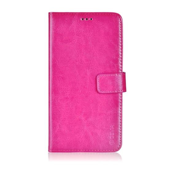 Custodia a Libro in Pelle Per Samsung Galaxy S6 Edge Rossa