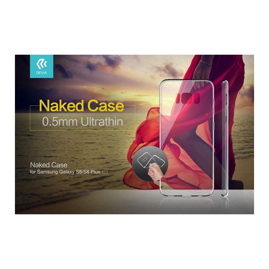 Cover in TPU Morbido Per Samsung S8 Trasparente