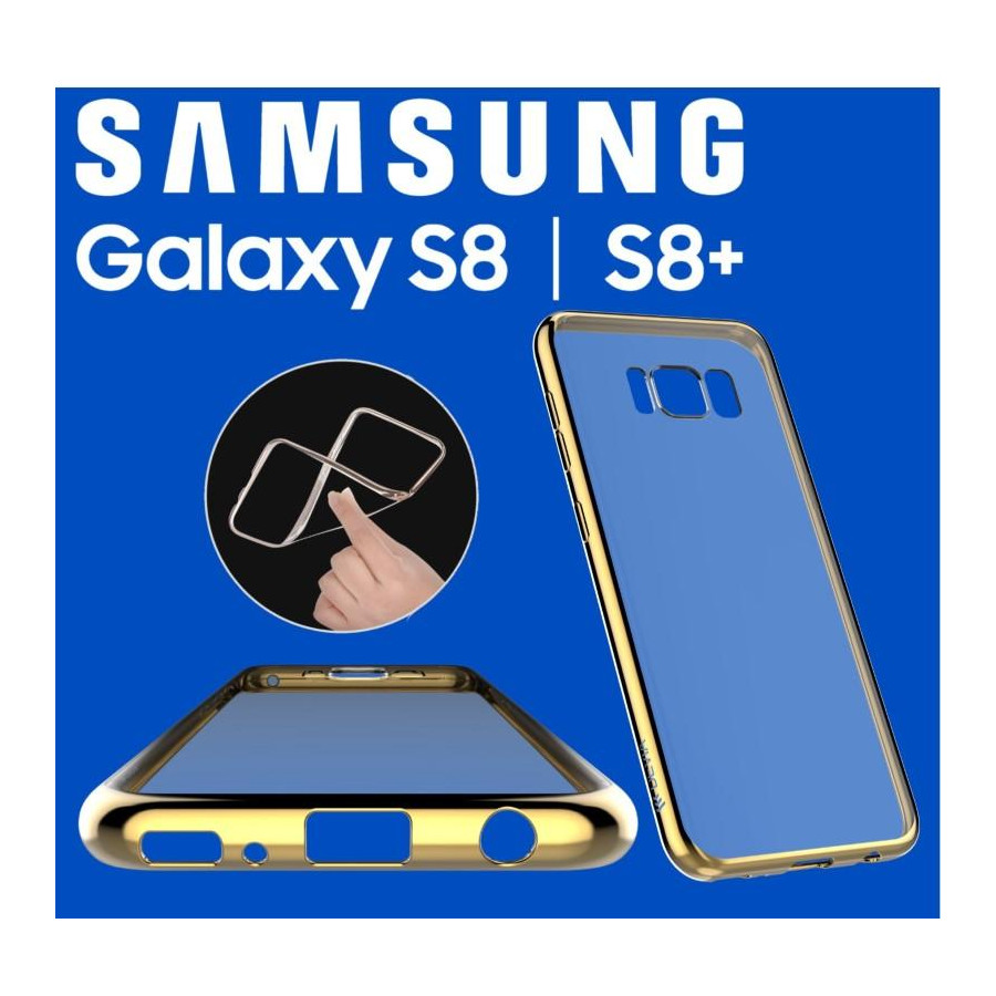 Cover Glitter Soft per Samsung S8 Plus Champagne Gold