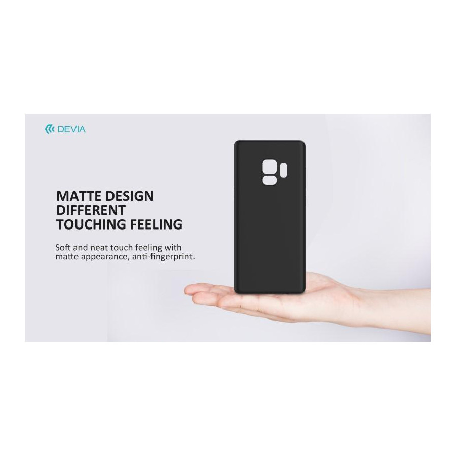 Cover PP Devia Protezione per Samsung Galaxy S9 Plus Nera