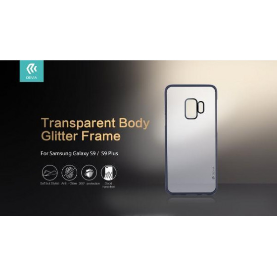 Cover Protezione Glitter Soft per Samsung Galaxy S9 C. Gold