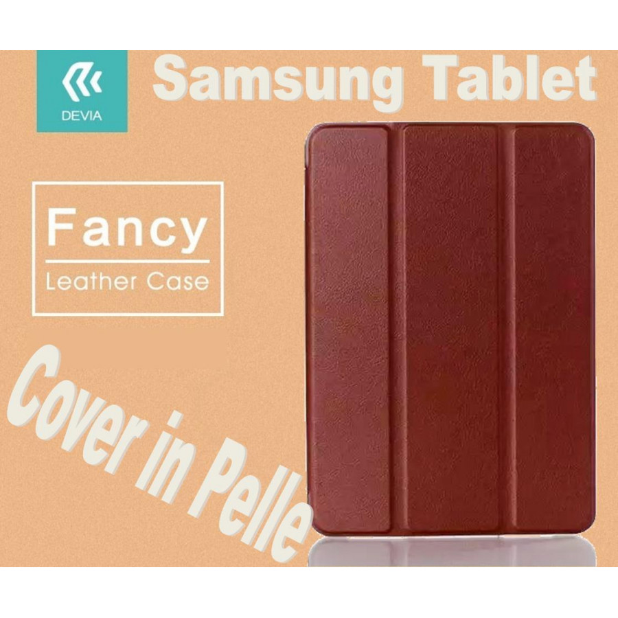 Custodia in pelle per Tablet Samsung Tab 4 7.0 T230 Marrone