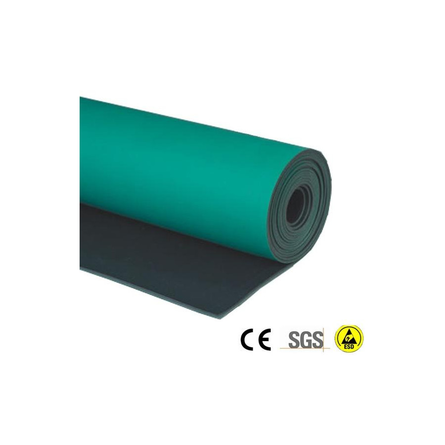 Tappeto in gomma antistatico dimensione 70 x 50 Cm.